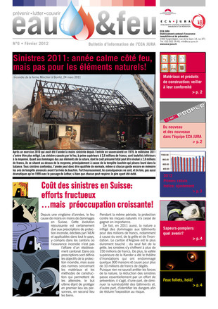 Journal EAU & FEU 2012 (N° 6)