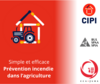 Bannère rouge du CIPI pour la campagne du CIPI sur l'agriculture