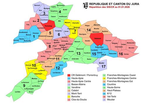 Répartition des SIS/CR