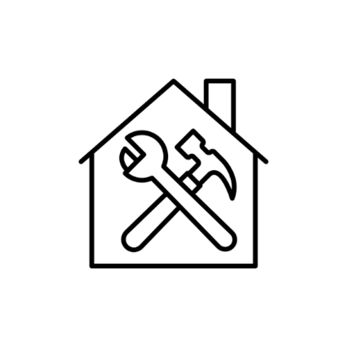 Icône bâtiment en rénovation