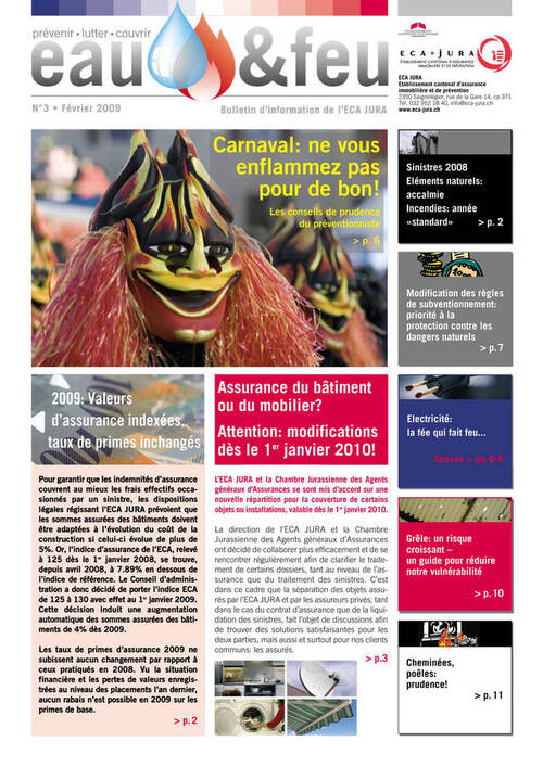 Journal EAU & FEU 2009 (No° 3) 