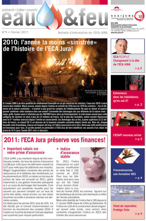 Journal EAU & FEU 2011 (No° 5)